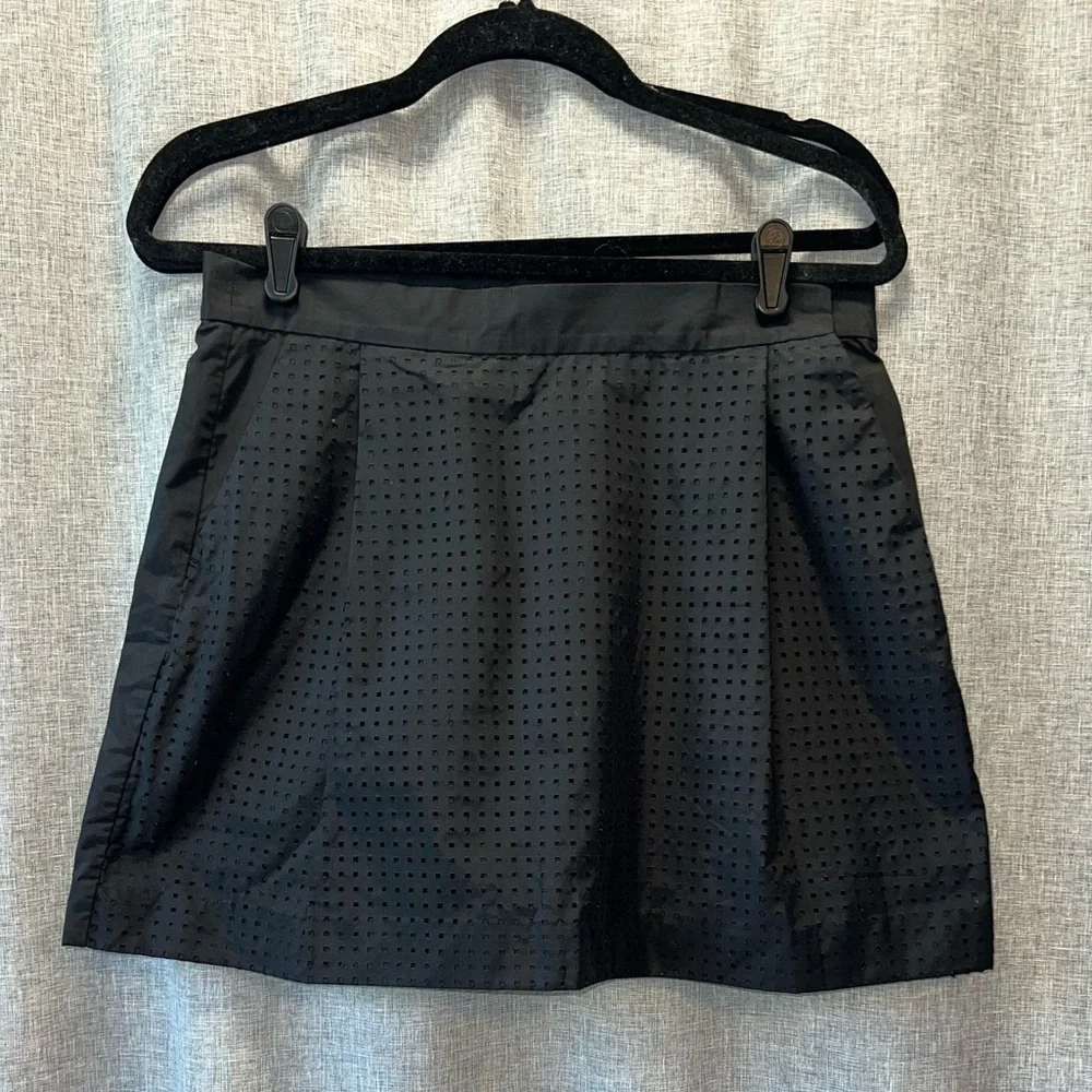 Kate Spade Saturday Black Eyelet Skirt Size 10 NWT